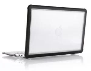 STM Dux 11" Apple Macbook Air Notebook Case Black Transparent Poly