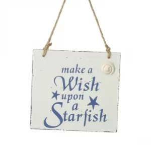 Make a Wish Wood Hanging Sign by Heaven Sends