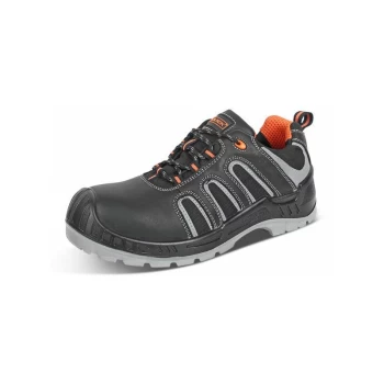TRAINER S3 NON METALLIC BLK/OR 04 (37) - Click Safety Footwear