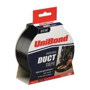 Unibond Duct Tape 50mm x25m Black 1517009