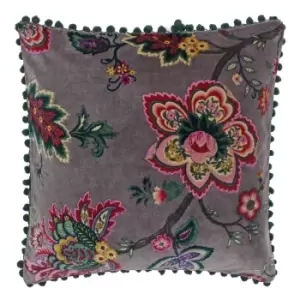 Palampur Velvet Cushion Mink, Mink / 50 x 50cm / Cover Only