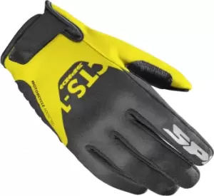 Spidi CTS-1 K3 Motorcycle Gloves, black-yellow, Size L, black-yellow, Size L