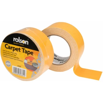 60381 Double Sided Carpet Tape 50mm - Rolson