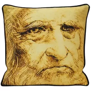 Riva Home Leonardo Self Portrait Cushion Cover (45x45cm) (Multi)