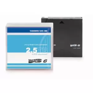Overland-Tandberg LTO-6 Data Cartridge 2.5TB 6.25TB pre-labeled (5-pack contains 5 pieces)