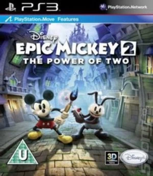 Disney Epic Mickey 2 The Power of Two PS3 Game