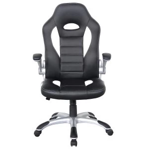 Alphason Talladega Adjustable Racing Chair - Black/White