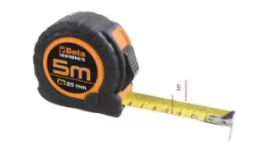 Beta Tools 1691BM Measuring Tape Bimaterial ABS Casing 5m 016910205