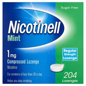 Nicotinell Nicotine Lozenge Stop Smoking Aid 1mg Mint 204s