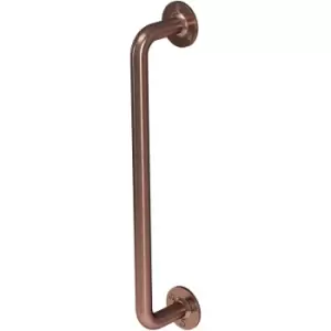Grab Rail Antique Copper Bathroom Outdoor Support Handle Disability Aid - Copper - Rothley