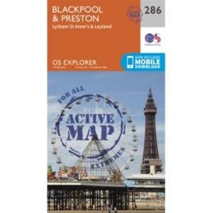 Blackpool and Preston by Ordnance Survey (Sheet map, folded, 2015)