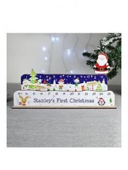 Personalised Christmas Advent Countdown Decoration