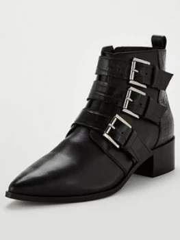 OFFICE Amba Ankle Boots - Black, Size 6, Women