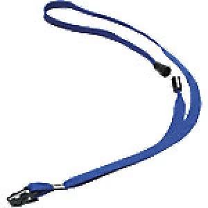 Durable Lanyard 440 x 10mm Blue 811907 10 Pieces