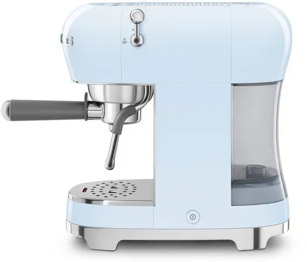 Smeg 50's Retro ECF02PBUK Espresso Coffee Machine - Pastel Blue