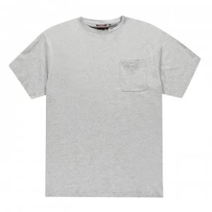 Pierre Cardin Extra Large Single Pocket T Shirt Mens - Grey Marl
