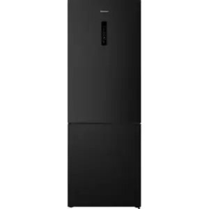 Hisense RB645N4BFE 60/40 Frost Free Fridge Freezer - Black / Stainless Steel - E Rated