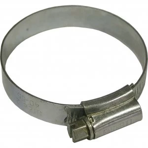 Faithfull Zinc Plated Hose Clips 45mm - 60mm Pack of 1