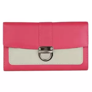 Eastern Counties Leather Womens/Ladies Dana Purse With Push Clasp (One Size) (Pink)