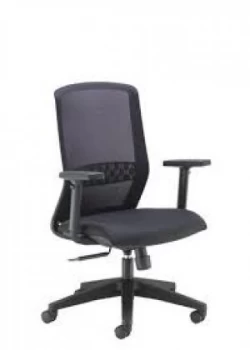 Arista Tekna High Back Executive Mesh Chair Black KF79886