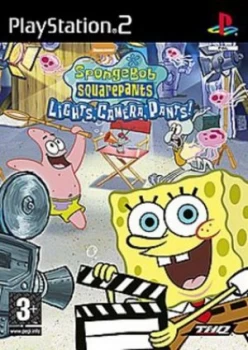 SpongeBob Squarepants Lights Camera Pants PS2 Game