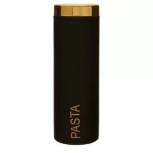 Pasta Canister in Black/Gold