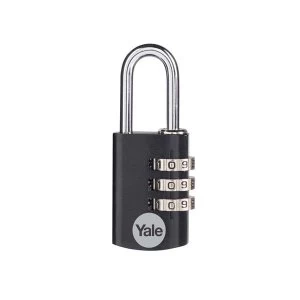 Yale Locks Aluminium Combination Padlock 20mm