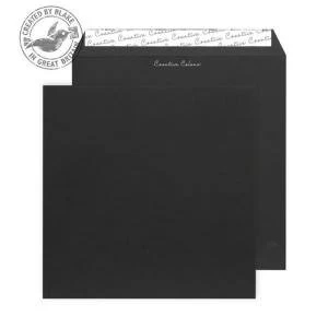 Creative Colour Jet Black Peel and Seal Wallet 220x220mm Ref 514 Pack