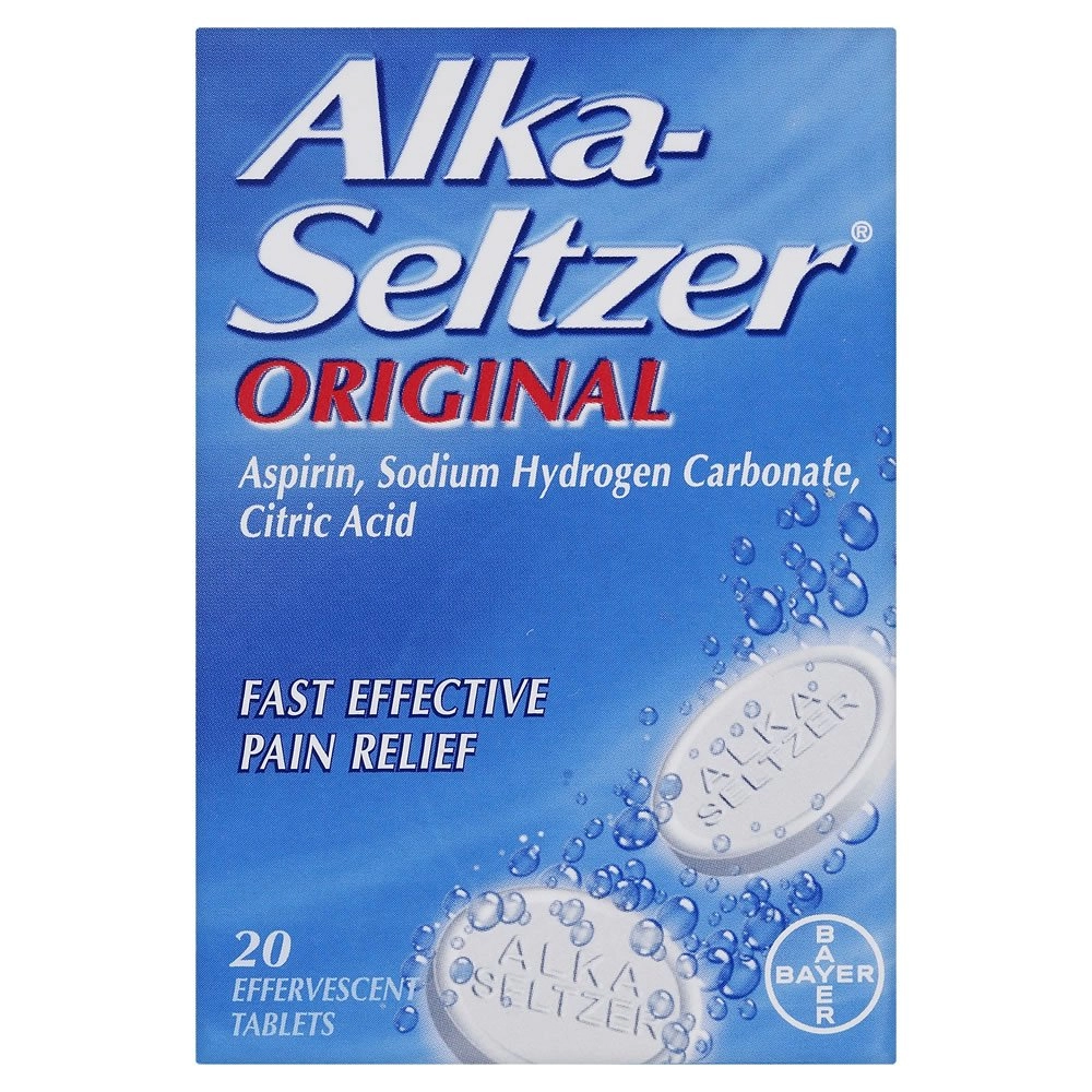 Alka Seltzer Pain Relief Original 20 Tablets