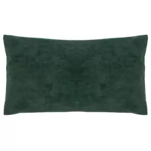 Camden Micro-Cord Corduroy Cushion Pine, Pine / 30 x 50cm / Polyester Filled