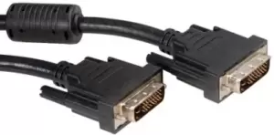 Roline 11.04.5525 Audio Cable, Dvi-D Plug, 2M, Black