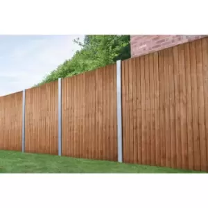 Forest Garden Closeboard Fence Panel 6' x 5'6" (3 Pack) Timber