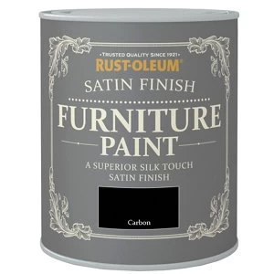 Rust-Oleum Carbon Satin Furniture Paint 125ml