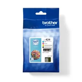 Brother LC424VAL Black and Colour Ink Cartridge 4 Pack (Original)