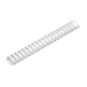 5 Star Office Binding Combs Plastic 21 Ring 325 Sheets A4 38mm White Pack 50