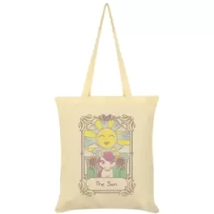 Deadly Tarot The Sun Kawaii Tote Bag (One Size) (Cream) - Cream
