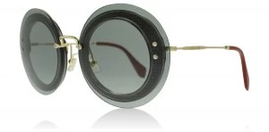 Miu Miu Reveal Sunglasses Transparent Grey U6D3C2 64mm