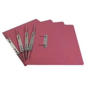 Rexel Jiffex Transfer File Foolscap Pink Pack of 50 43217EAST