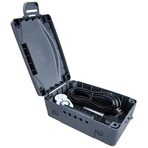 Masterplug Weatherproof 4 Socket Extension Lead Box Kit 13A - 8m