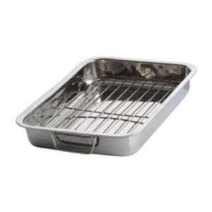 Viners Everyday Stainless Steel Roaster With Rack 41 x 29cm