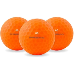 Masters Prisma Flouro Matt TI Golf Balls (Bag of 12) - Orange