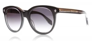 Alexander McQueen AM0024S Sunglasses Black 001 50mm