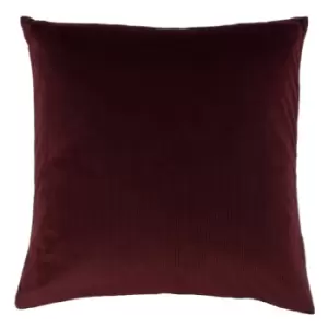 Aurora Ribbed Velvet Cushion OxBlood, OxBlood / 45 x 45cm / Cover Only