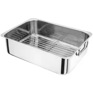 Judge Speciality Cookware Roasting Pan With Rack 36x26x10cm
