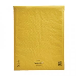 Mail Lite Bubble Lined Size K7 350x470mm Gold Postal Bag Pack of 50