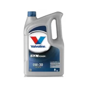 0w30 Fully Synthetic Valvoline SynPower LL-12 FE 0W30 5 Litre Engine Oil - 881636