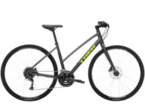 2023 Trek FX 2 Disc Stagger Hybrid Bike in Satin Lithium Grey