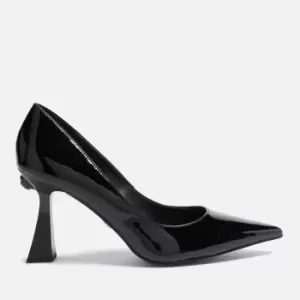Kurt Geiger London Womens London Patent Court Shoes - Black - UK 7