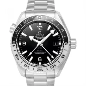 Seamaster Planet Ocean 600M Co-axial Master Chronometer GMT 43.5mm Automatic Black Dial Steel Mens Watch