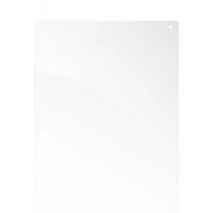 Franken Ceiling Suspension Sneeze Guard Plexiglas Transparent 120 x 90 cm